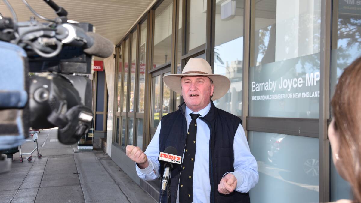 IMPROVEMENT: Mr Joyce said the expansion of the border bubble to include a number of New England villages was a "better outcome". Photo: Andrew Messenger
