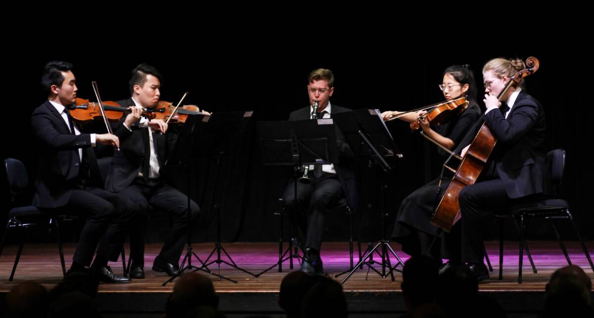 The Sydney Symphony Orchestra Fellows performing in Cowra in 2020. 