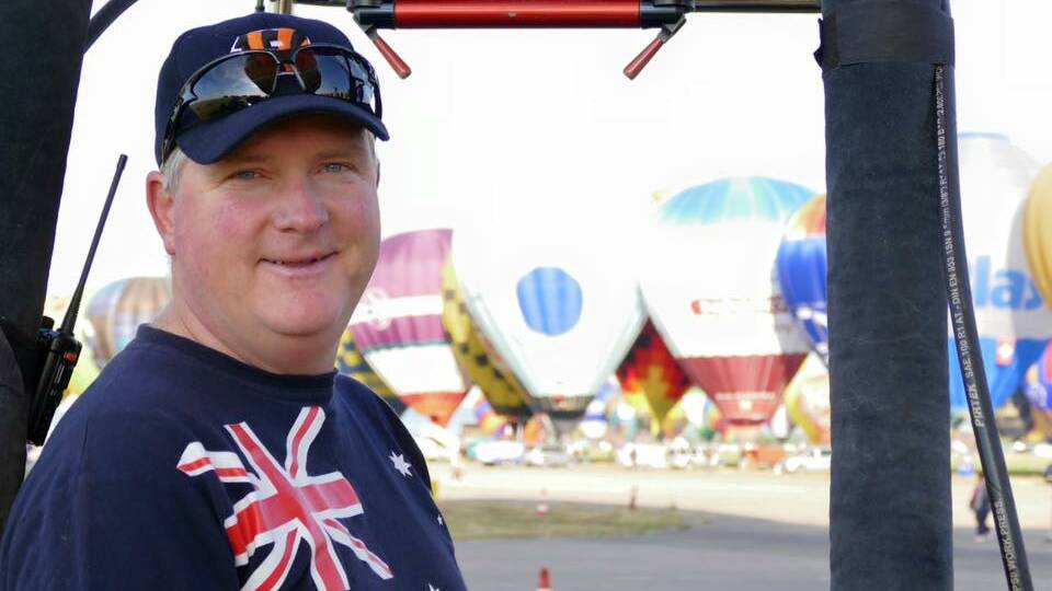 Canowindra pilot Adam Barrow is on-board for this year's Canowindra International Balloon Challenge.