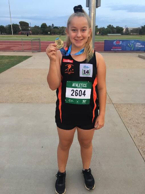Emily proves golden at NSW Athletics Country Championships