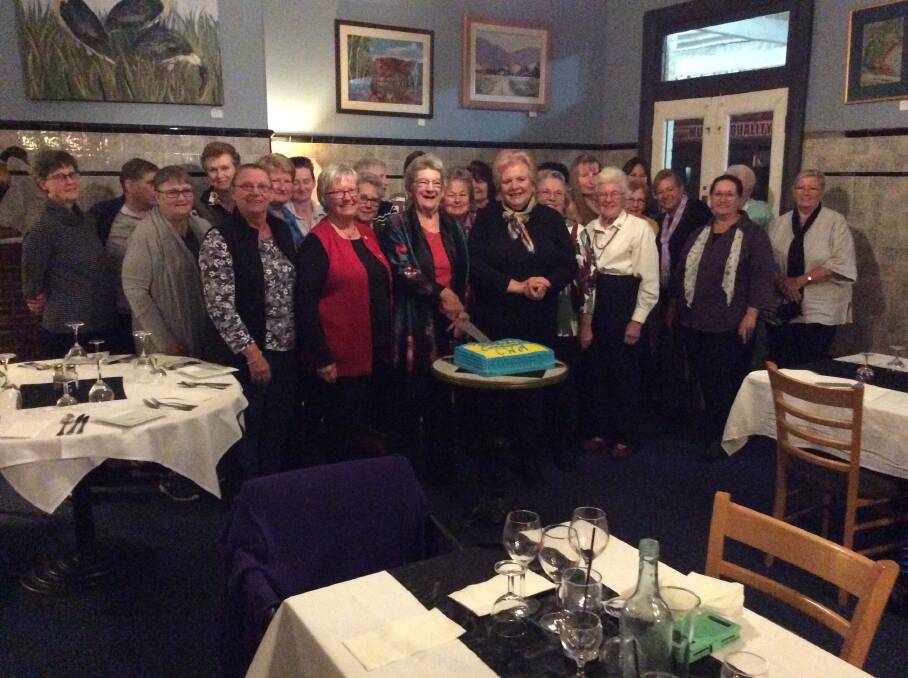 Members of the Canowindra CWA Branch at their 94th birthday celebrations last week. Photo supplied. 