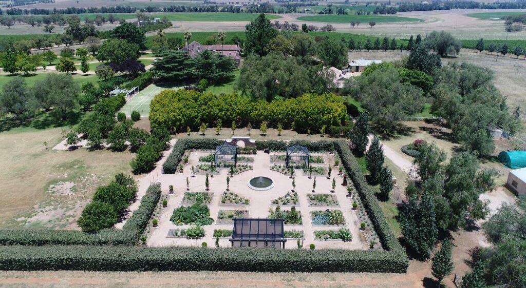 The famous landscape designer Paul Bangay, whose skills are in demand in Australia and abroad, has designed a wonderful, walled garden. 