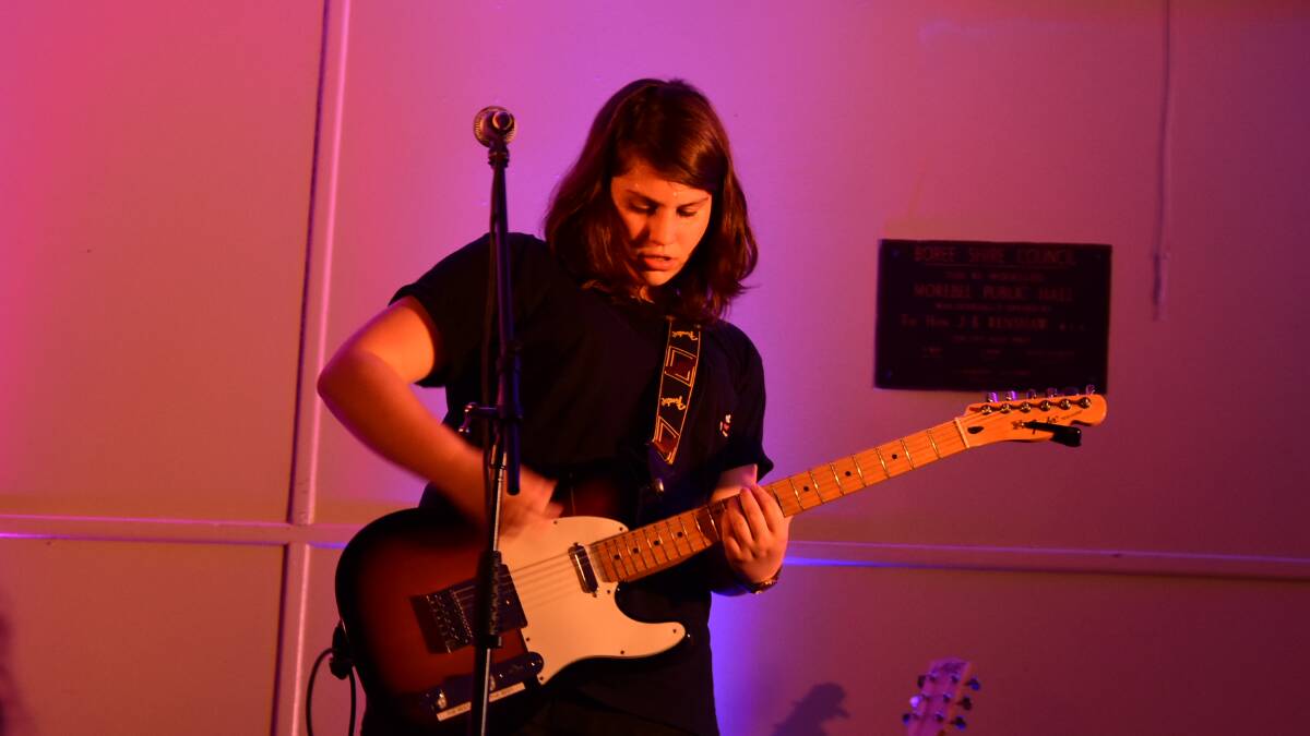 Melbourne musician Alex Lahey was a last-minute special guest, playing a solo set while accompanying Gordi on several songs later in the evening. Photo: Ben Rodin