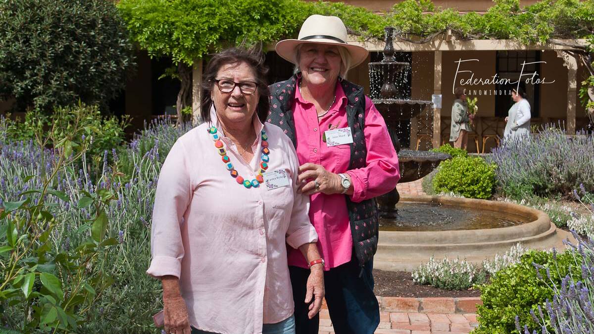 Carolyn Wythes and Anne Ward from the Canowindra Garden Club.