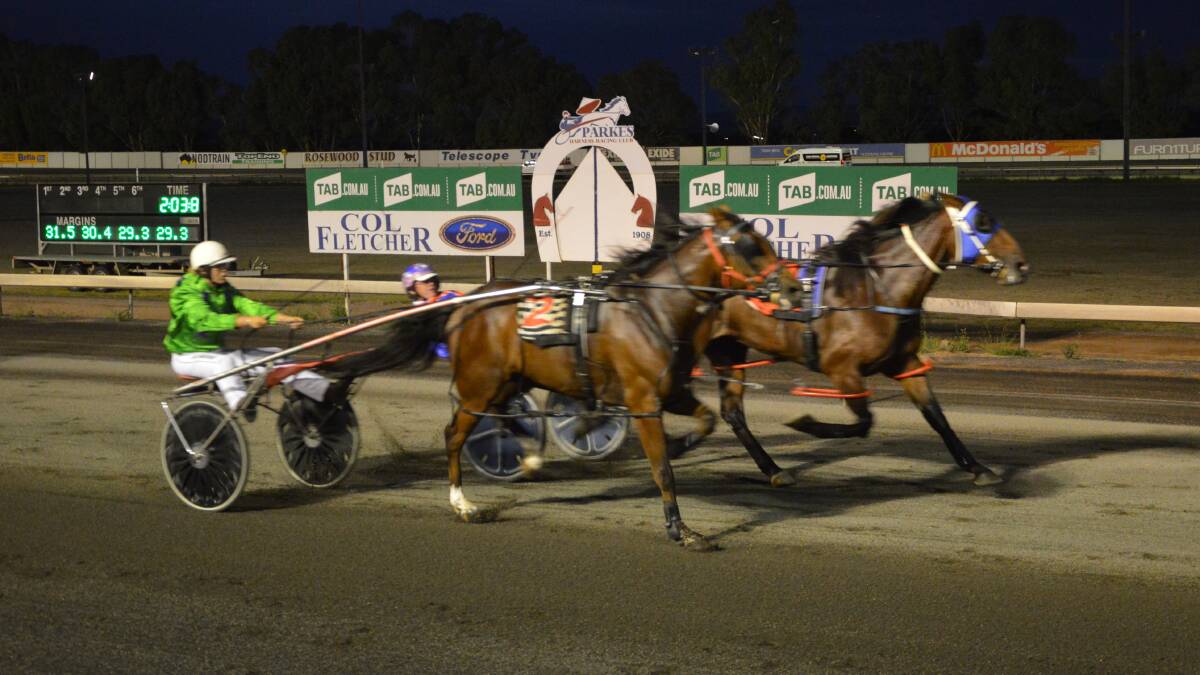 FAIRYTALE WIN: Linx Downs might have been first past the post but after Runpoprun (green silks) was inconvenienced at the 400 metre mark the result was overturned.