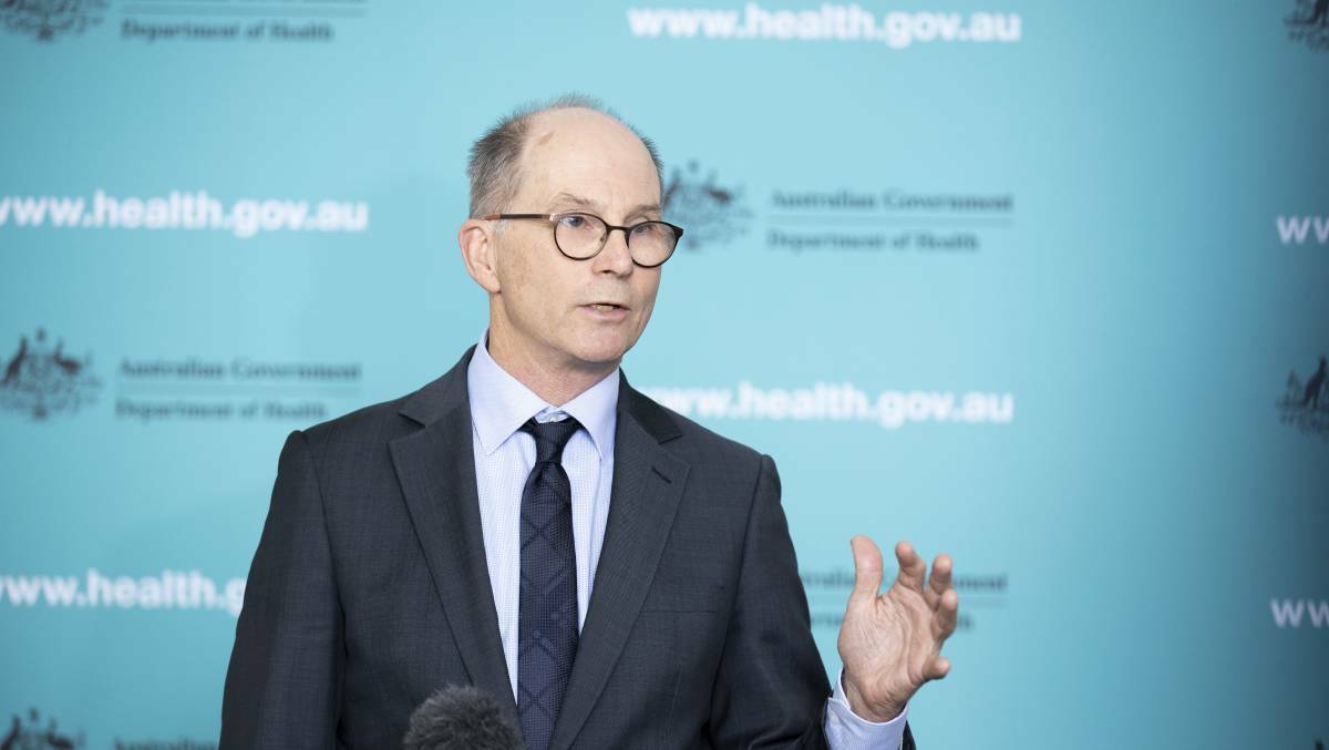 Chief medical officer Paul Kelly has faith in the country's quarantine system. Picture: Sitthixay Ditthavong