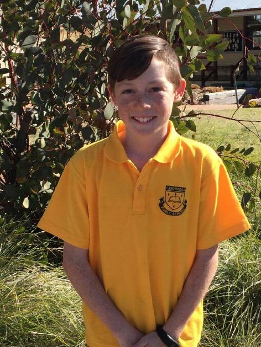 Canowindra Public School student Bailey Kennedy set a new Western Region record for the 11 years high jump.