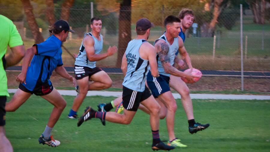 Mark Fisher took out player of the match in the A grade touch football final on Monday night. Photo: Federation Fotos