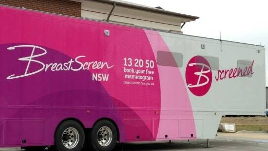 The BreastScreen NSW van will be in Canowindra providing free screening mammograms to women aged 50-74 years from May 18 to 24.