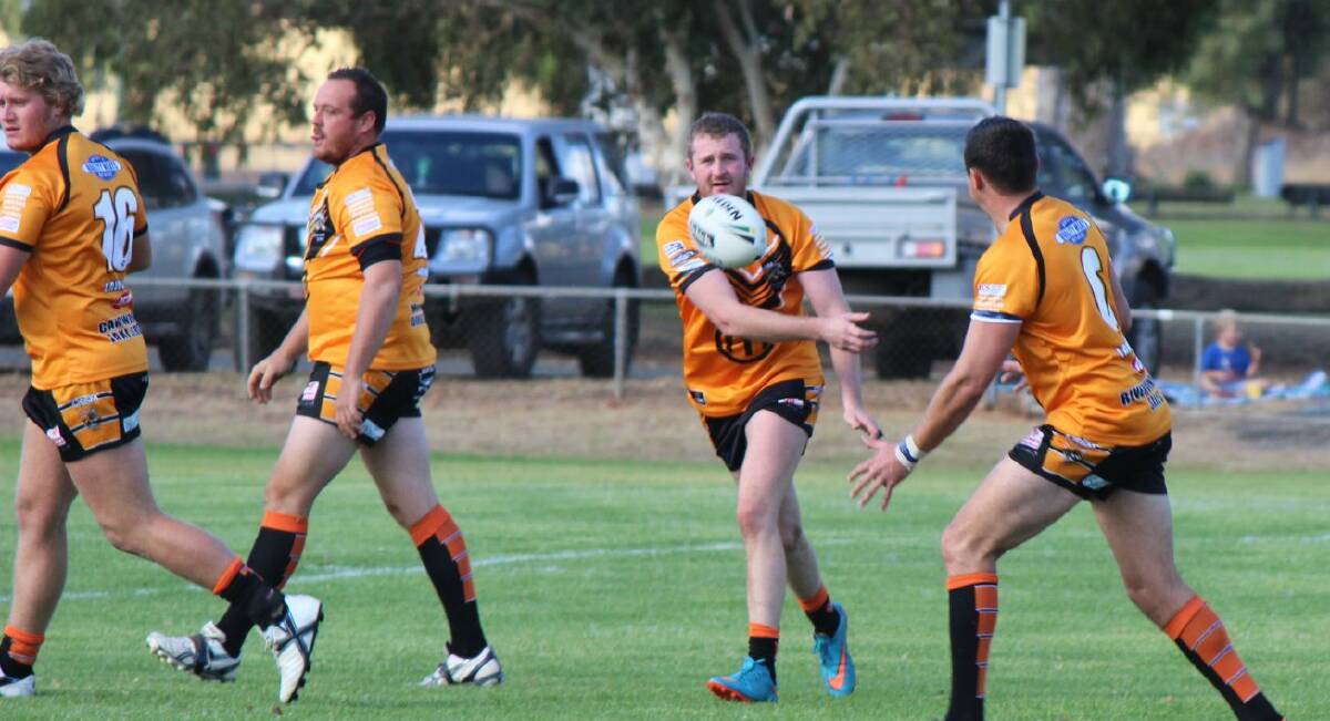 Blake Willson was strong in defence for the Canowindra Tigers on Saturday afternoon.