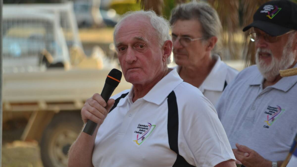 Graham Kerr pictured at Canowindra's Australia Day awards.