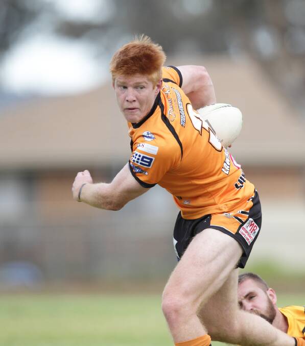 A HUGE LOSS: Canowindra Tigers will enter their centenary season without Regan Hughes as the star is set to remain in Sydney for 2021. Photo: RS WILLIAMS