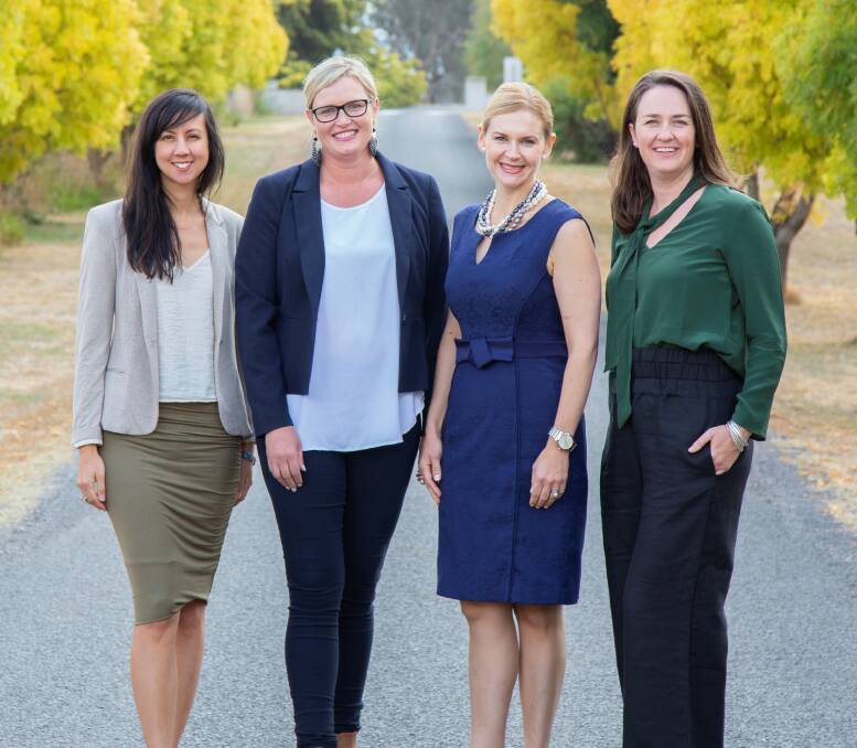 Ellen Downes (third from left) narrowly missed out on winning the 2019 NSW-ACT AgriFutures Rural Women's Award.