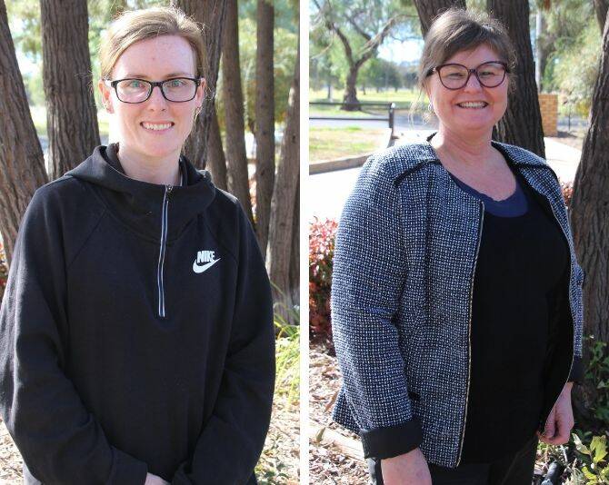 Samantha Dunk (left) and Sharon Green (right) will join the Canowindra High School team for Term 3.