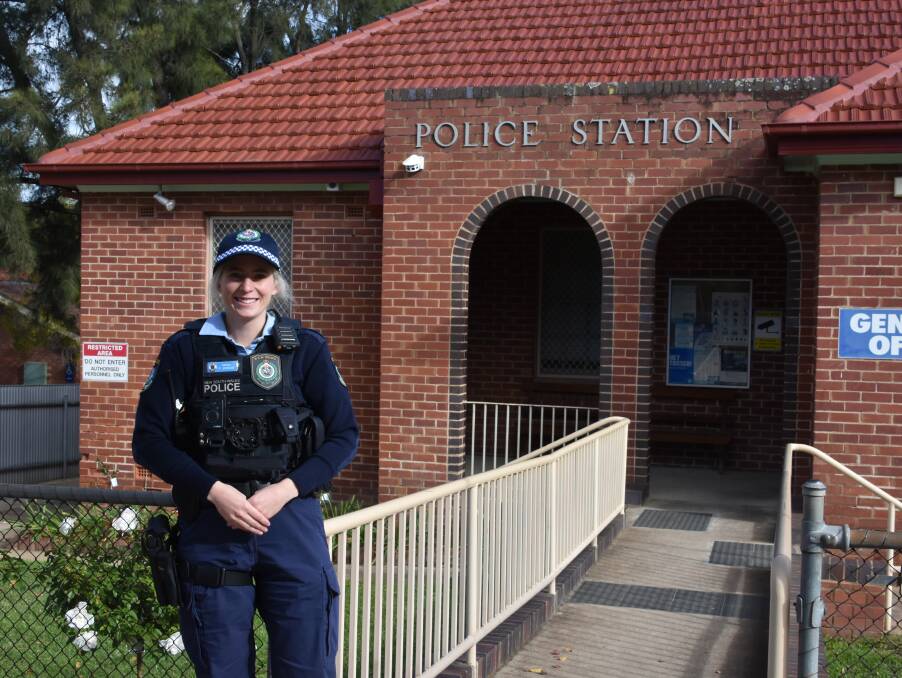 Probationary Constable Pip Johnson is looking forward to serving the Cowra community.