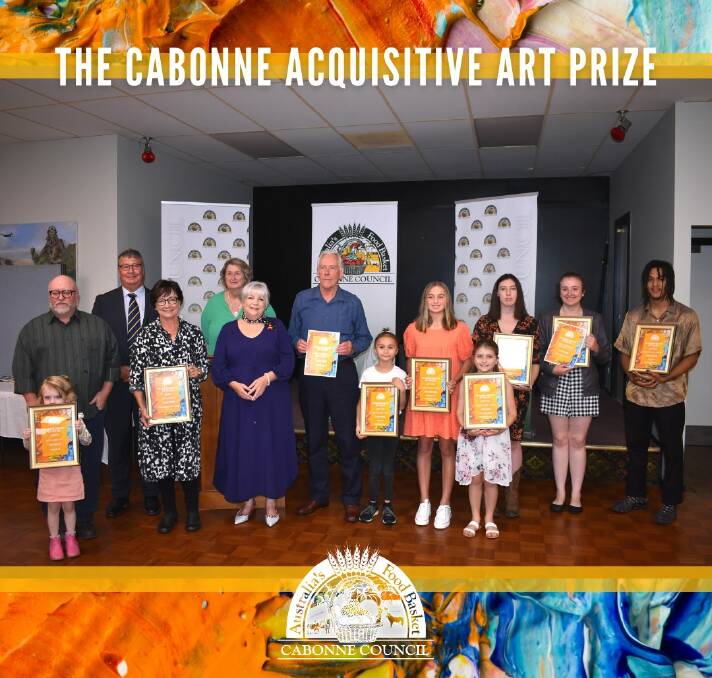 Winners of the Cabonne art prize competition were presented with their awards on April 8.