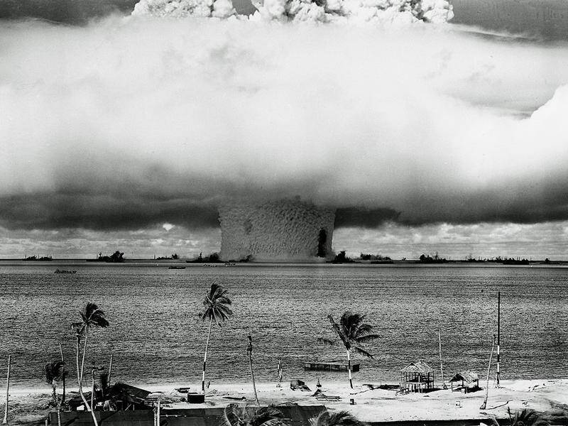 A US company is facing criticism for naming a beer after Pacific Ocean nuclear tests.