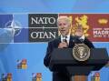 US President Joe Biden has said at a NATO summit the Ukraine war will not end with a Russian win.