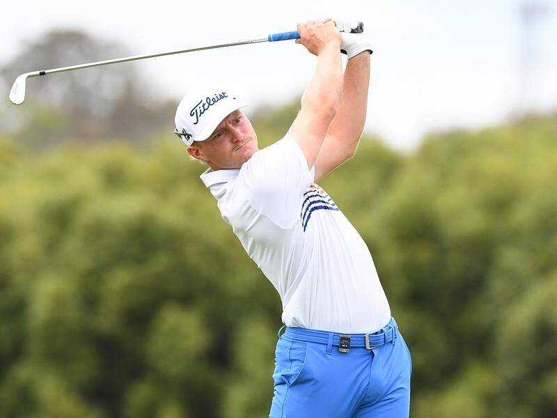 Jed Morgan was part of LIV Golf's all-Aussie Ripper GC team and is hoping to qualify again for 2024. (Jono Searle/AAP PHOTOS)