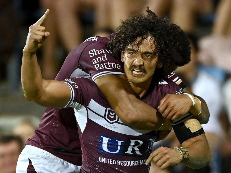 Manly centre Morgan Harper's stocks in the 2021 NRL finals series have taken a turn for the better.