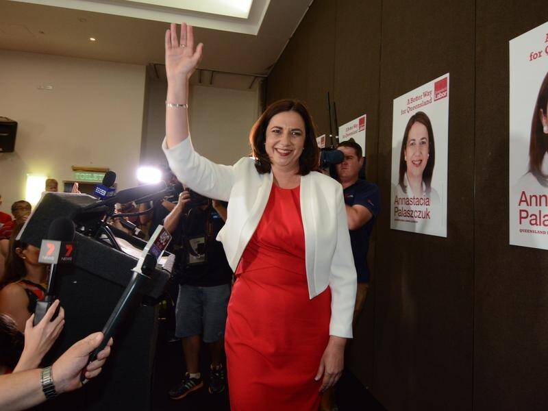 Annastacia Palaszczuk became Queensland's 39th premier when Labor was returned to power in 2015. (John Pryke/AAP PHOTOS)