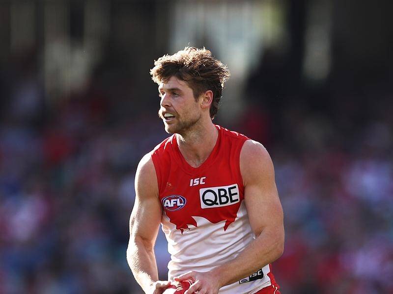Dane Rampe of the Swans has won the AFL club's champion award.