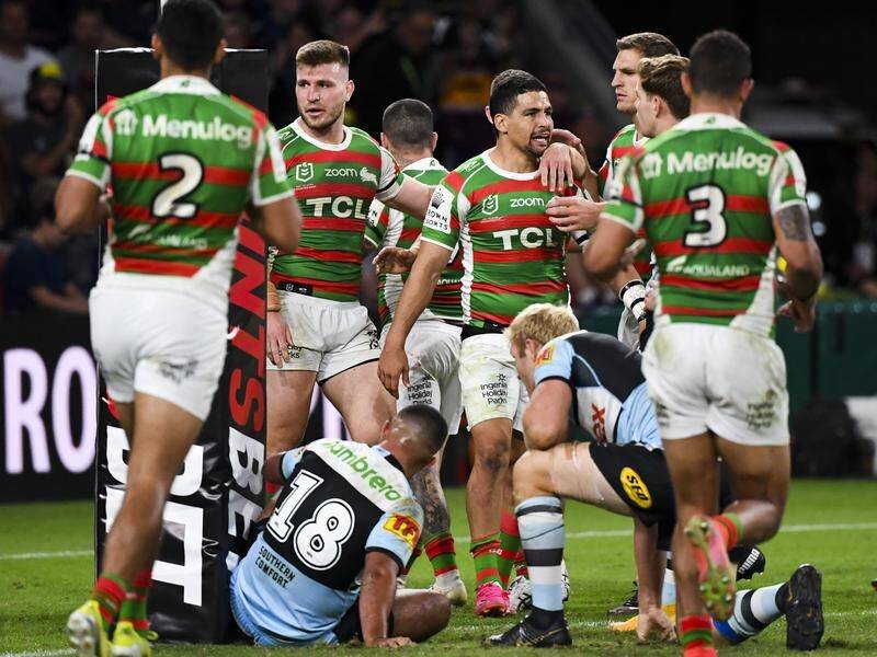 Cronulla have slumped to their eighth defeat of the NRL season after losing 32-22 to South Sydney.