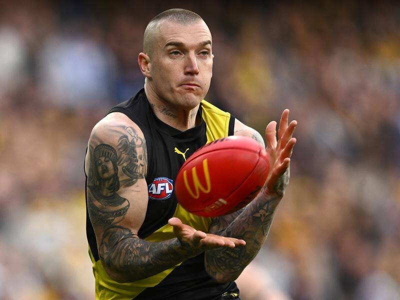 Richmond's Dustin Martin is one of 19 AFL players to have earned over $1 million last season. (Joel Carrett/AAP PHOTOS)