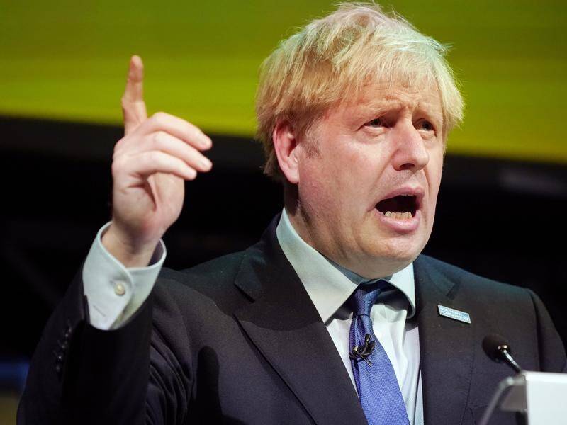 British PM Boris Johnson says his government is "working incredibly hard to get a (Brexit) deal".