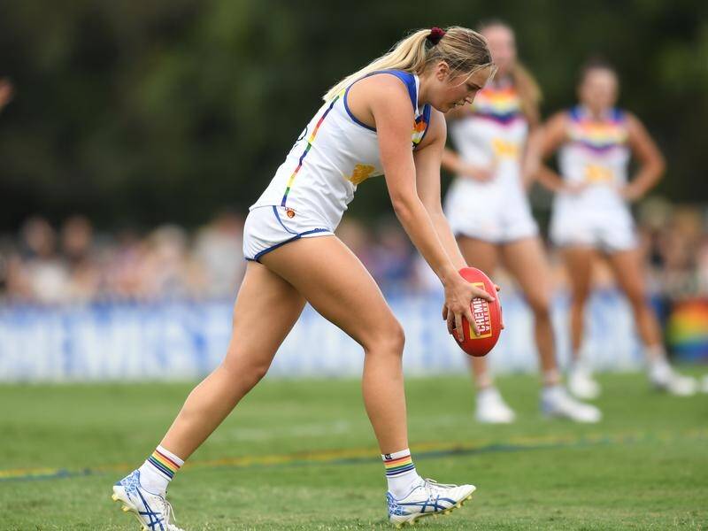 Taylor Smith was injured in the Brisbane Lions' big AFLW win over Carlton.