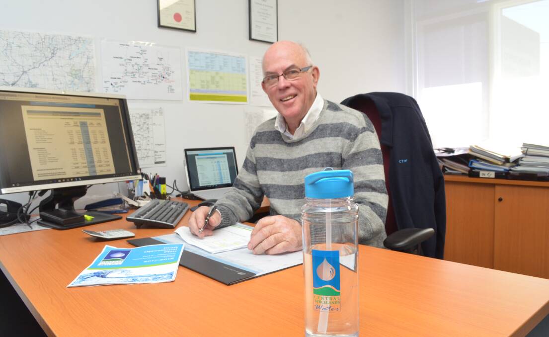 DRAFT PLAN: Central Tablelands Water chairman David Somervaille said water prices would rise by eight per cent, or 20 cents a kilolitre next year.