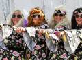 BIG FANS: ABBA fans like Mary Martin, Michelle Goode, Lyne Unicomb and Gill Tighe of Coonabarabran (pictured at the 2019 festival) will be ready come October. Photo: JENNY KINGHAM