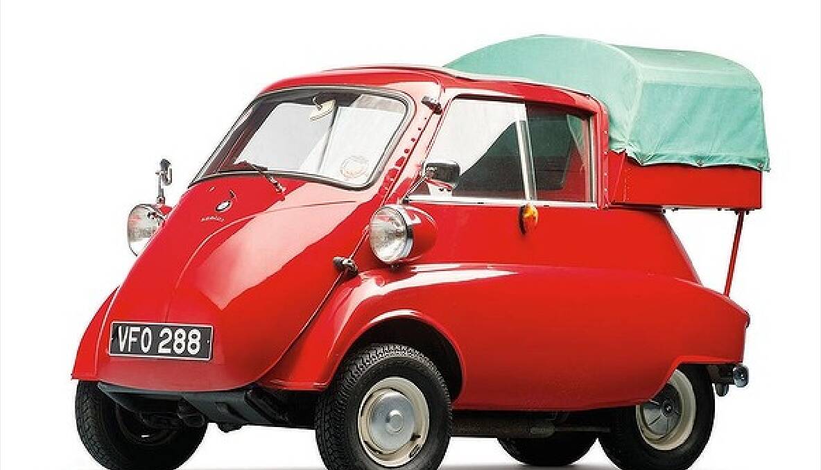 The BMW Isetta is a classic micro car, and this factory-built pickup version is particularly rare.